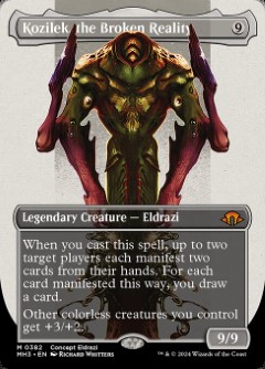 Kozilek, the Broken Reality Modern Horizons 3 Bordless Frame Break